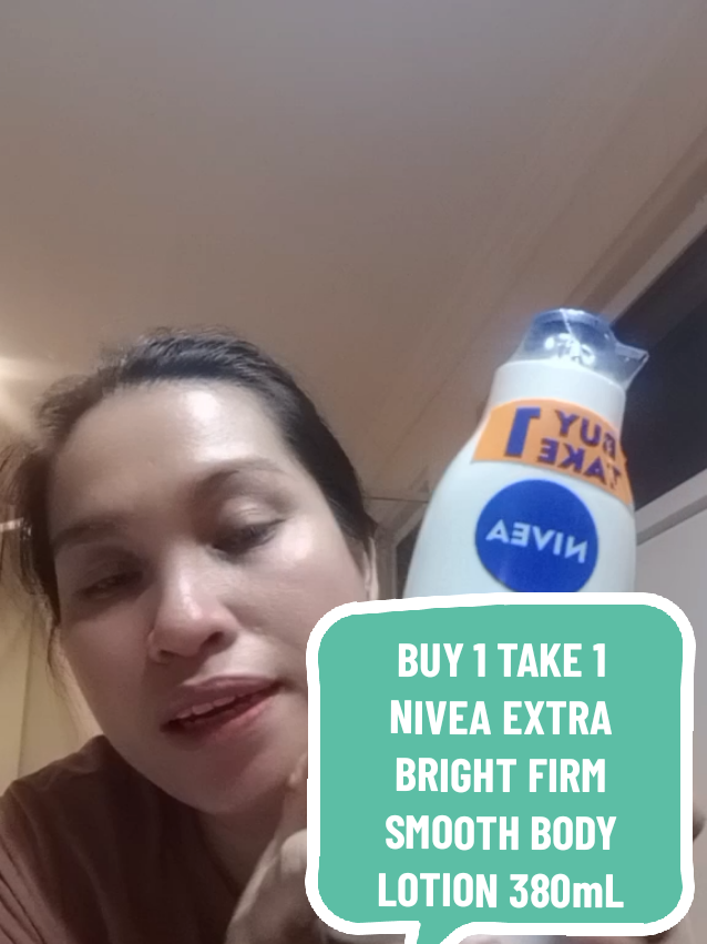 BUY 1 TAKE 1 NIVEA EXTRA BRIGHT FIRM & SMOOTH BODY LOTION 380mL #LIVEIncentiveProgram #LIVEStory #PaidPartnership #creatorsearchinsight #affiliate 