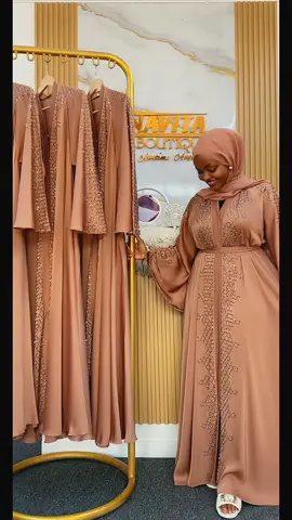 Abaya from UAE 🇦🇪  Quality Guaranteed✅ Price: 85,000 tu🥰 Size: 54, 56, 58, 60 Location📍: Kinondoni Mkwajuni Call / WhatsApp☎️: 0712871860 Delivery🚚: Tunafanya popote kwa gharama za mteja.