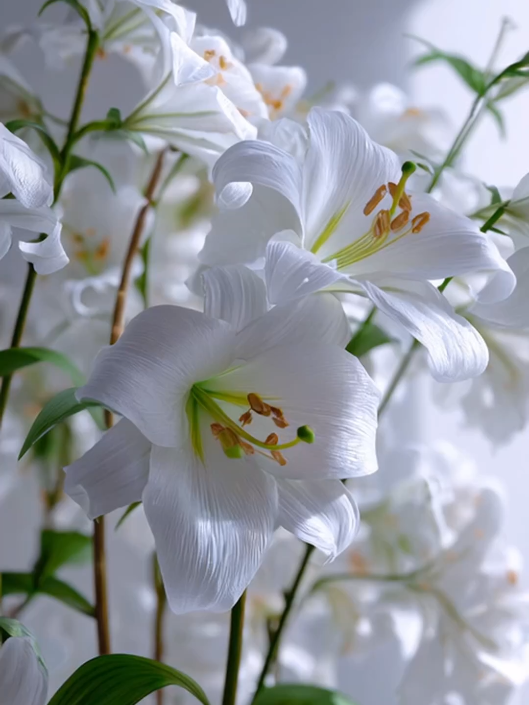【白百合の気品】純白に包まれる静寂の美  Grace of White Lilies – Pure Serenity in Bloom 光を浴びて咲き誇る白百合は、清らかさと気品の象徴。 その純白の花びらが映し出すのは、心を静める癒しの時間です。 日々の喧騒から解放されるような、静かな瞬間をお届けします。 Bathed in soft light, the white lily blossoms symbolize purity and grace. Their delicate petals radiate serenity, offering a moment of calm and healing. Let this timeless beauty bring you peace and relaxation. #白百合 #癒しの時間 #花のある暮らし #自然の美しさ #心を整える #WhiteLily #PureSerenity #FlowerPhotography #NatureBeauty #CalmMind #癒し映像 #花の癒し #優雅な時間 #PeacefulNature #RelaxingFlowers