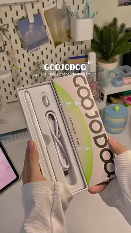 Bút Goojodoq chống nhạm nhầm cho ipad 2018 tới hiện tại 🩶✨ #goojodoq #styluspen #butcamung #unboxing #goojodoqpencil 