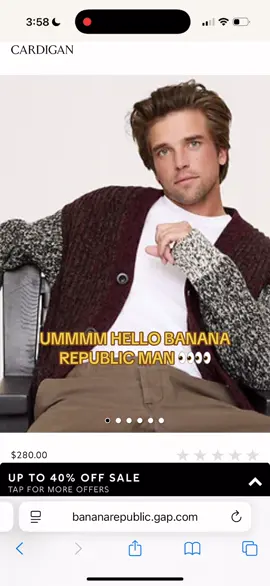 I don’t know who he is, but he deserves a raise #bananarepublic #shopping #fyp 