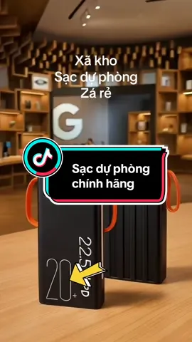 Xã kho sạc dự phòng chính hãng zá rẻ#xuhuongtiktok#tiepthilienket #sacduphong #chinhhang 