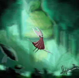 Speedpaint de Hornet #HollowKnight #Hornet #Speedpaint #DigitalArt #ArtProcess               