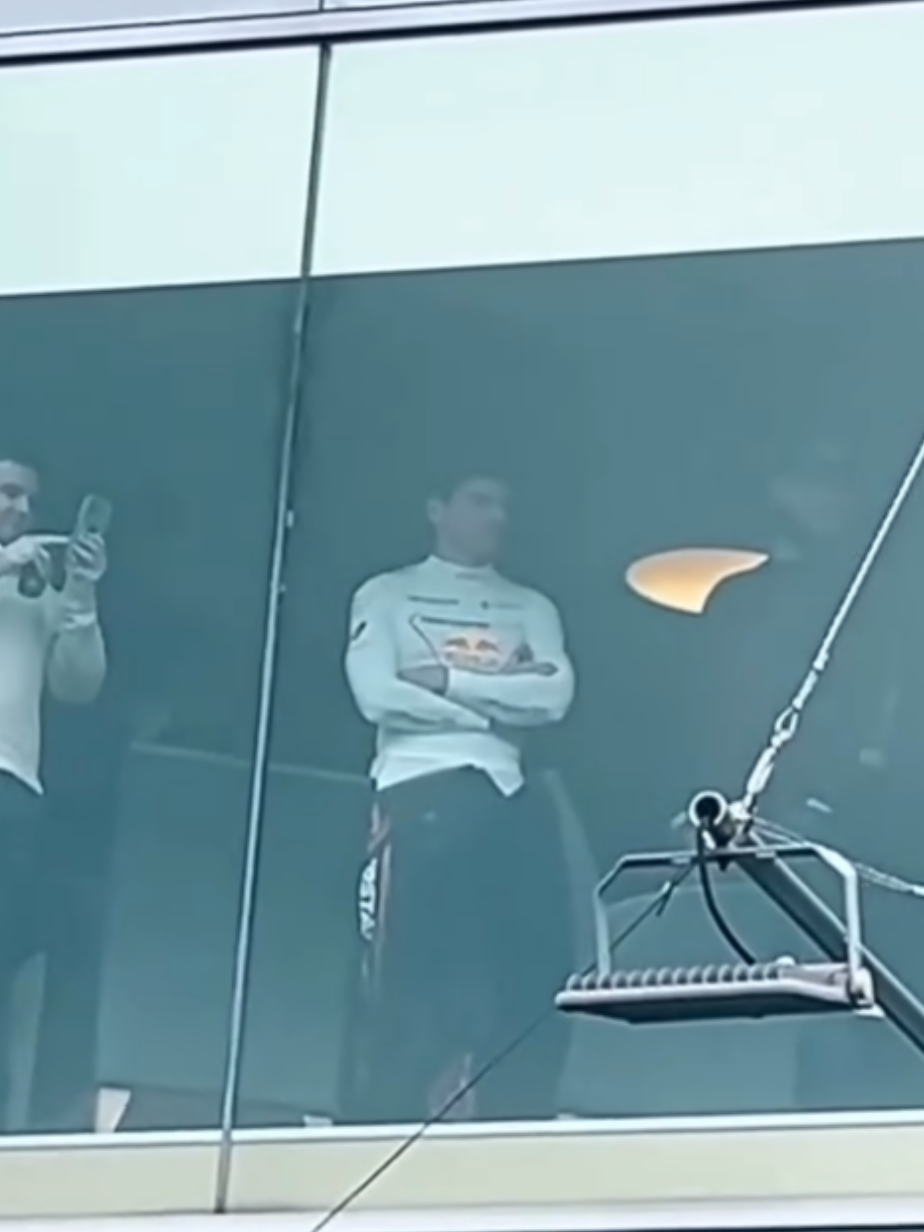 Max Verstappen following the race after giving up his place to Chris Lulham #F1 #maxverstappen #nurburgring #gt3 #ferrari 