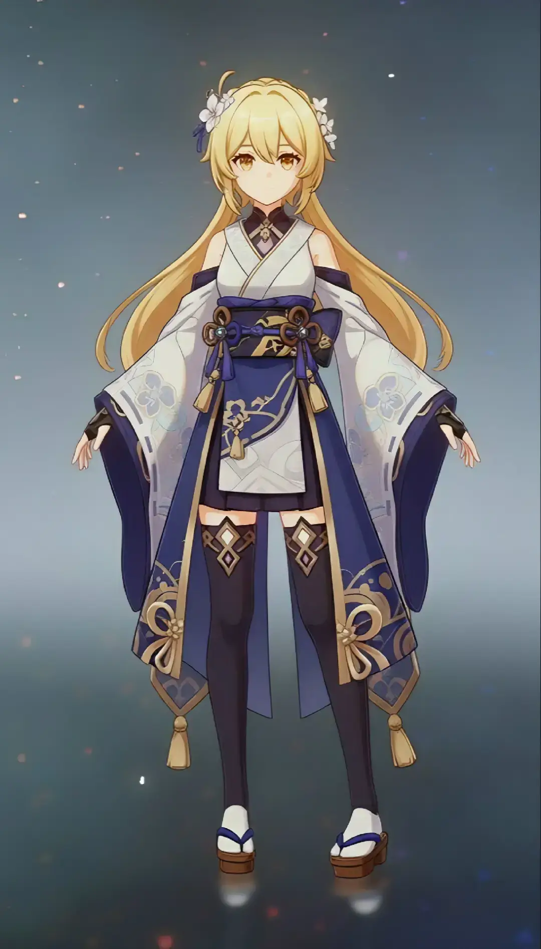 Lumin in the style of all regions 🩵 #Genshin #impact  #genshincharacters #character #lumine   