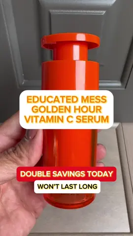 Educated Mess Golden Hour Vitamin C Serum ***DOUBLE SAVINGS WON’T LAST LONG*** BENEFITS: Golden Hour Serum Educated Mess Serum Golden-Stabilized Vitamin C Vitamin C Serum for Face Best Vitamin C Serum 2025 Brightening Serum Vitamin C for Glowing Skin Skin Tone Evening Serum Gentle Vitamin C Serum Vegan Vitamin C Serum Vitamin C Face Glow Non-Irritating Vitamin C Glow Serum for Face Brighten Skin Fast Fade Dark Spots Naturally Boost Collagen Production Anti-Aging Skincare Routine Clear Hyperpigmentation Even Skin Tone Products Improve Skin Texture Glowy Skin Skincare Skincare for Dull Skin Radiant Skin Serum Get Rid of Acne Scars Anti-Dullness Serum Skin Glow Booster Vitamin C for Dark Spots Skin Brightening Vitamin C Morning Skincare Routine Glass Skin Routine Glow Up Skincare Everyday Skincare Must-Have Skin Cycling Products TikTok Skincare Routine Glow Up Products 2025 Clean Girl Skincare No-Makeup Glow Skincare That Works Dewy Skin Look Skincare Routine for Glowing Skin Cruelty-Free Skincare Vegan Skincare Product Clean Beauty Serum Paraben-Free Serum Fragrance-Free Vitamin C Sustainable Skincare Brand Women-Owned Skincare Science-Backed Skincare Shop Now Glow Later Skincare That Delivers TikTok Viral Skincare Influencer Skincare Picks Must-Have Skincare Product Trending Skincare Serum Beauty Must-Have 2025 Why You Need This Serum Best Serum for Glowing Skin FLASH SALE FREE SHIPPING #flashsale #freeshipping #educatedmess #goldenhour #vitaminc 