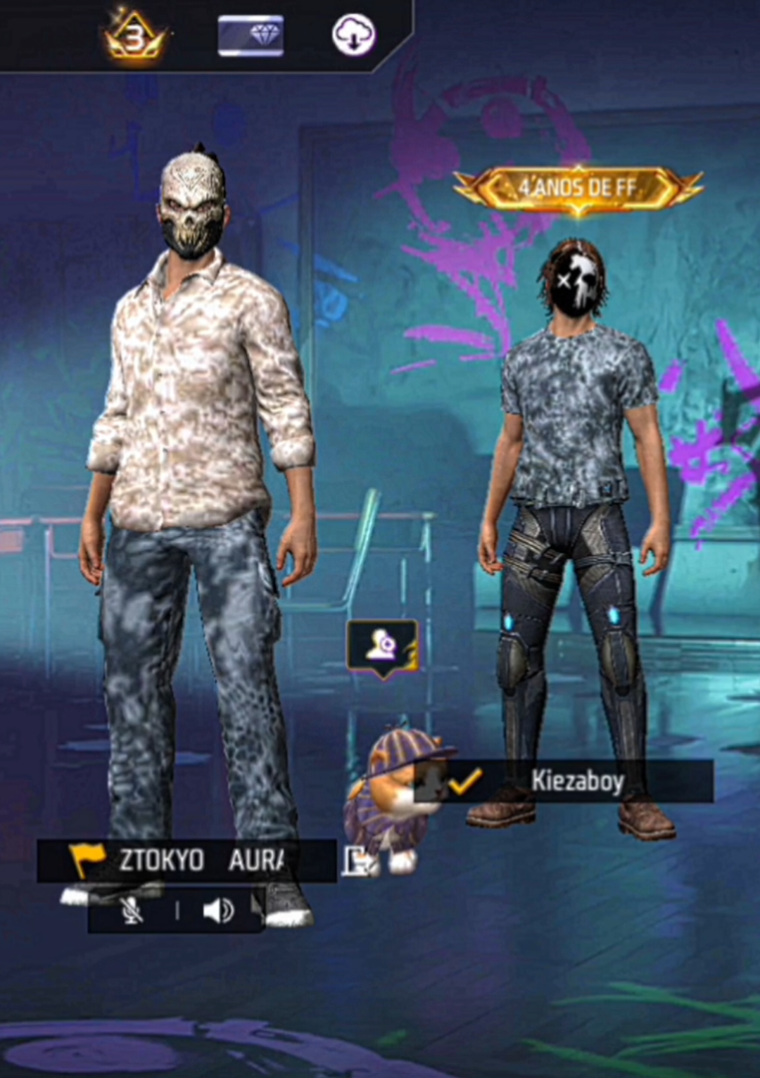 CONTA MAIS RARAS DO FREEFIRE  #kieza #conta #contarara #freefire 