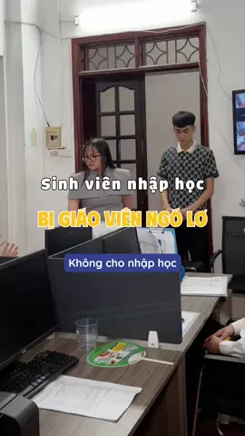 Sinh viên nhập học bị giáo viên ngó lơ không cho nhập học #thuyduongkorea #truongcaodangcongnghebacha #sixsenagency #duhochanquoc #leanontiktok 