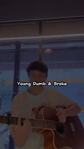 young dumb & broke #cover #traktaktaktak #khalid 