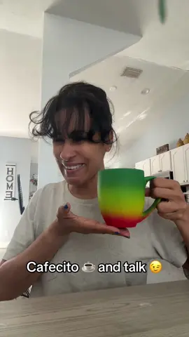 Cafecito☕️ and talk❤️😉 have a great day be happy and stay humble. Have a blessed day ❤️ #cafecito #fypage #morning #morningmotivation 