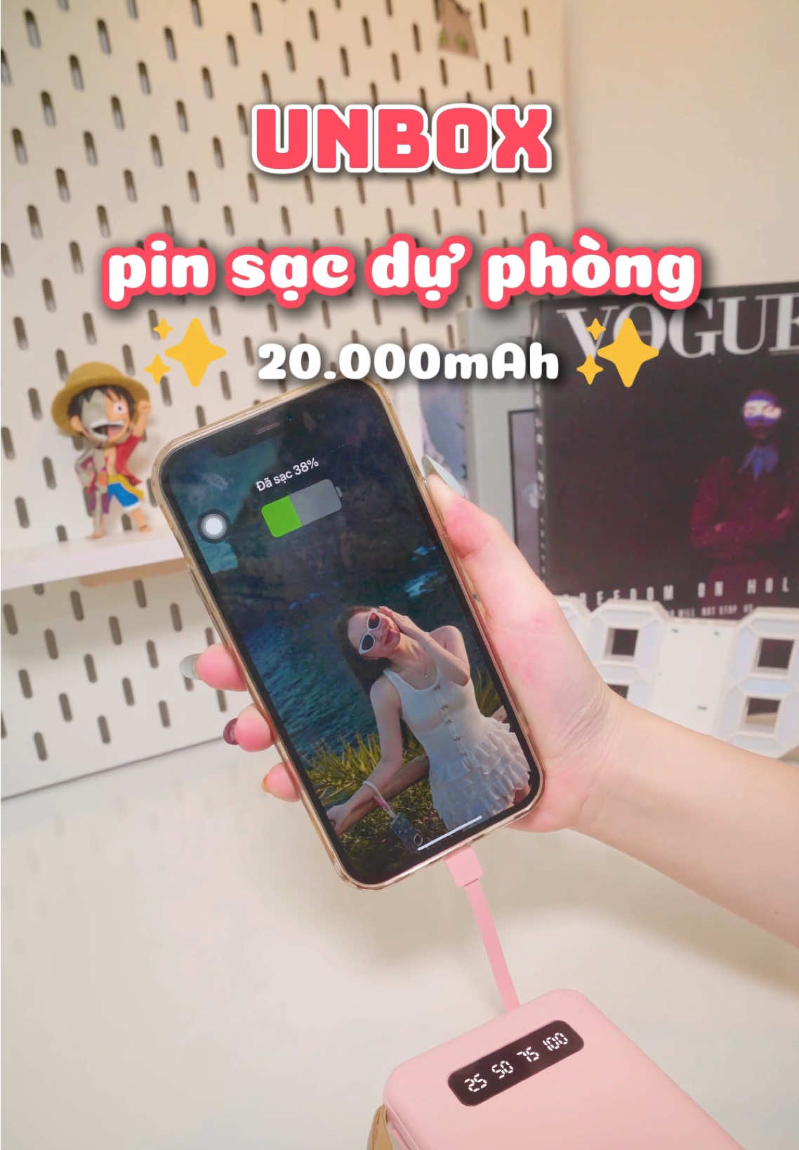 Sạc dự phòng mini #sac #sacduphong #sacduphongmini #xuhuong #tiktok #sacduphong20000mah 