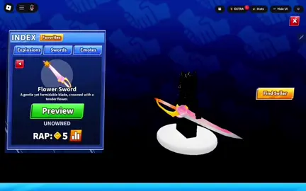 Pretty swords on blade ball under 30 rap :D #bladeball #cheap #rap #fyp #trend 