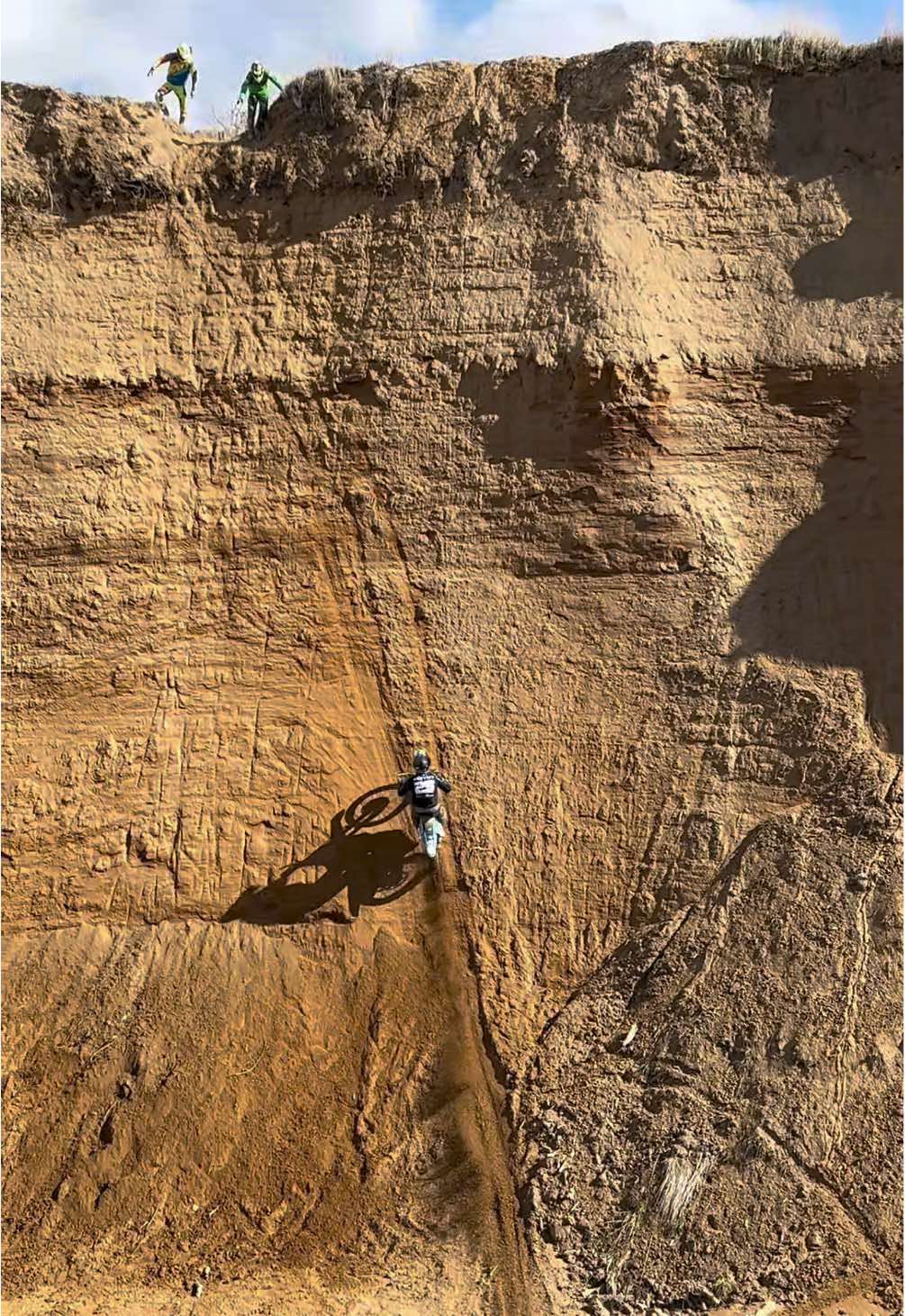 Impossible Wall Hill Climb #enduro #dirtbike #hillclimb #fail #viral 