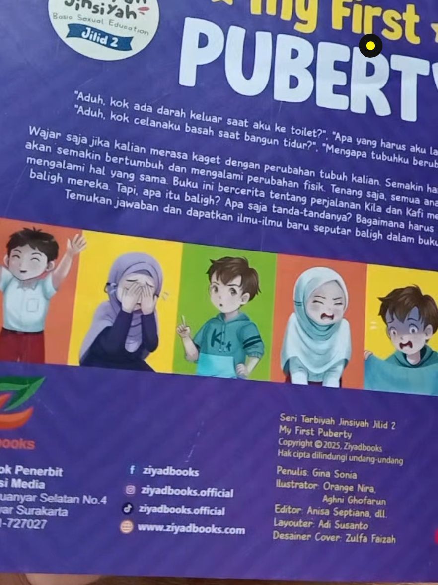 13. Memberi bekal anak menghadapi pubertas adalah investasi masa depan. 💡 #ziyadbooks #bukuanak #pubertas #bukuedukasi #temananak #parenting #literasianak #bukumendidik 