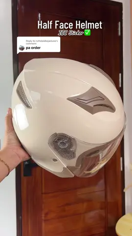 Replying to @ruthdalabajanluna Unisex helmet with ICC Sticker na  Disclaimer: Price may change anytime. #helmet #unisexhelmet #motorcyclehelmet #aesthetichelmet #fyp 