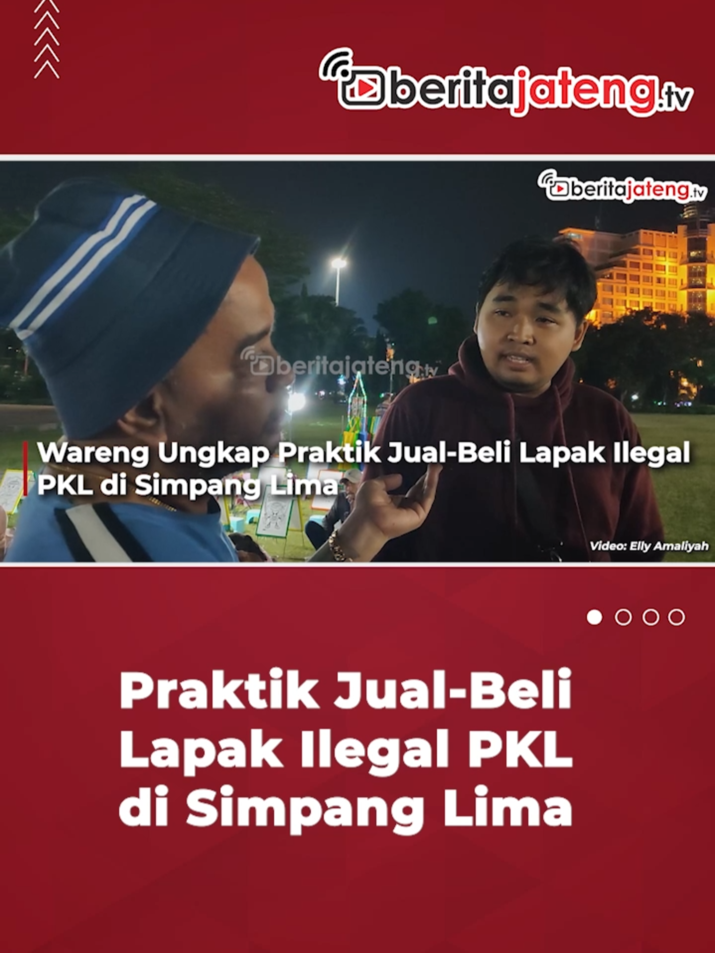 Wareng Ungkap Praktik Jual-Beli Lapak Ilegal PKL di Simpang Lima #infoviral #infoterbaru #infoterupdate #informasi #infofakta #infofakta #beritajateng #beritanasional #beritaindonesia #beritafakta #viralkan #viralbanget #viralindonesia #fyp #trending #viralvideo #viral #jawatengah #kotasemarang #solo #semarangviral #jawatengah #infokejadiansemarang