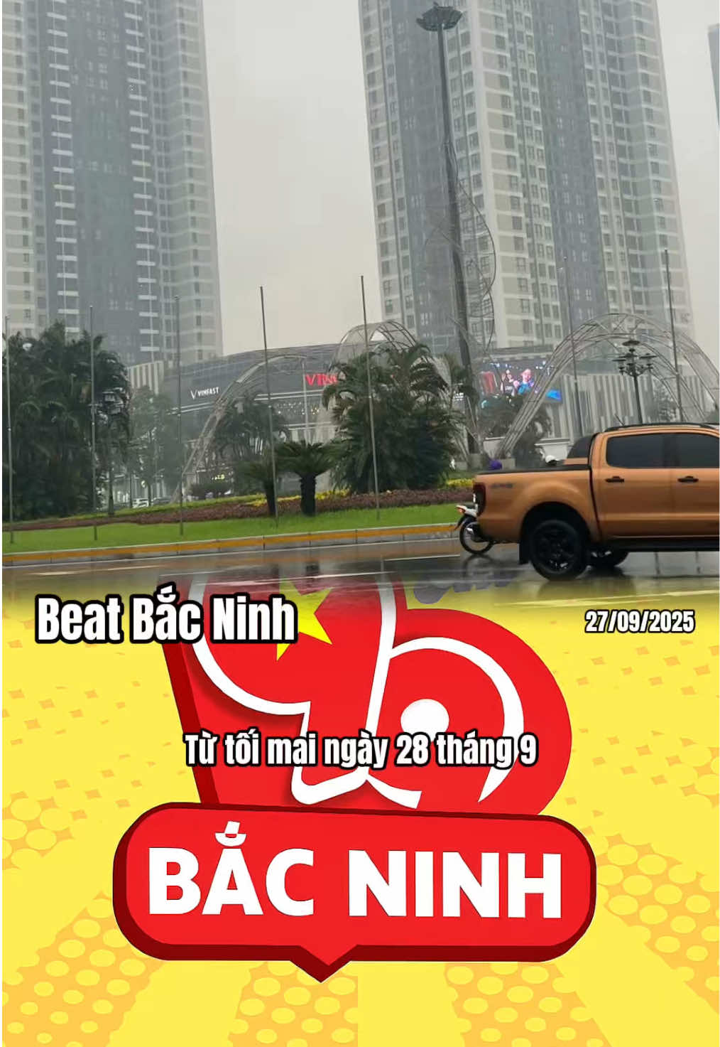 🌧 CẢNH BÁO KHẨN ‼️ Từ tối mai 28/9, khu vực Bắc Bộ sẽ xuất hiện đợt mưa lớn diện rộng do ảnh hưởng trực tiếp của bão số 10 – BUALOI. 📍 Riêng tại Bắc Ninh, dự báo mưa kéo dài từ tối mai đến hết ngày 30/9, có nơi mưa rất to kèm dông, gió giật mạnh. 🚨 Nguy cơ cao xảy ra ngập úng cục bộ, ảnh hưởng giao thông và sinh hoạt. 👉 Người dân cần chủ động che chắn nhà cửa, kiểm tra hệ thống điện, hạn chế ra đường khi không cần thiết, đặc biệt là vào giờ cao điểm mưa lớn. #baobualoi #mưa #beatbacninh #bualoi #bacninh 