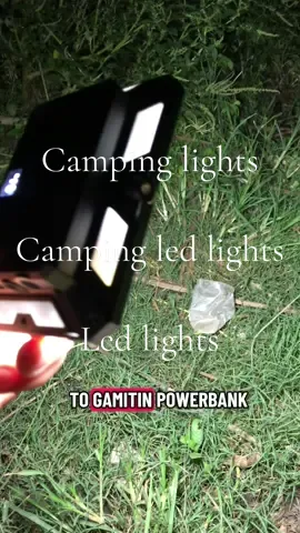 Grabing lakas ng ilaw na power bank pa! #campingledlight#ledlights#leds#campingledlights 