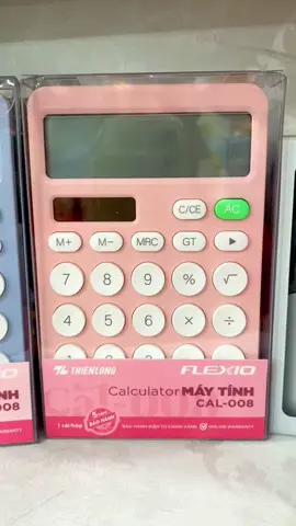 máy tính Thiên Long cal 008 Nhỏ gọn, bền đẹp, tính nhanh chuẩn cho văn phòng#maytinh #dodunghoctap 