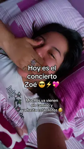 Despertando analizando qué día es hoy 😅 buen camino a tod@s 🥹 #concierto #zoe #rocanlover 