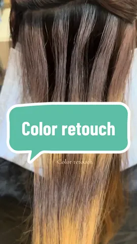 Color retouch #haircolor #colorretouch #colorfashion #highlight 