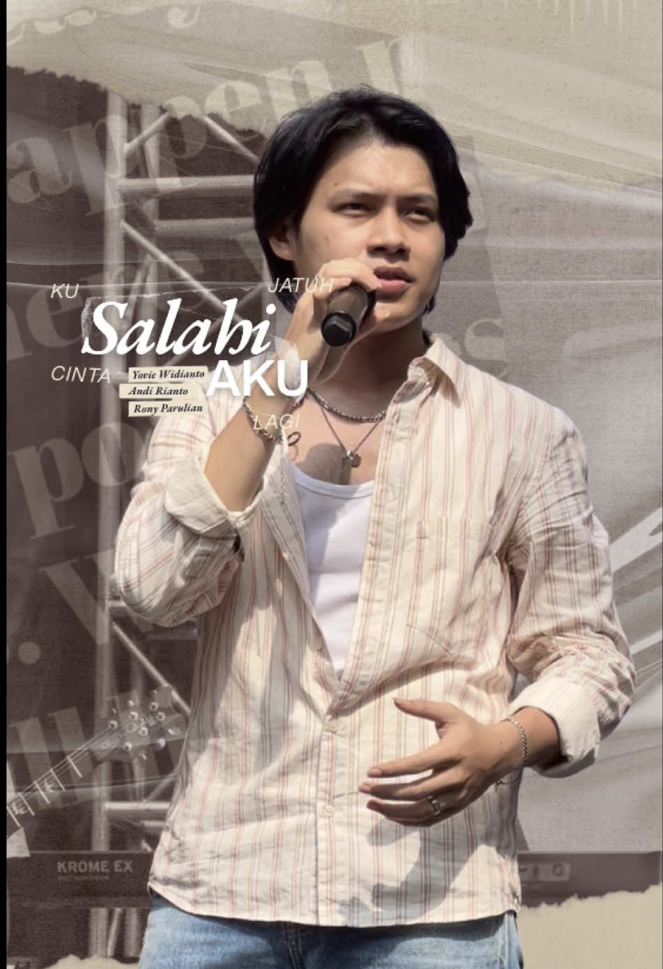 its #RonyParulian serving pure emotion with Salahi Aku (Ku Jatuh Cinta Lagi) in Bandung (27/10/25) #YovieWidiantoAndiRiantoRonyParulian #fyp #fancam #musikviral 