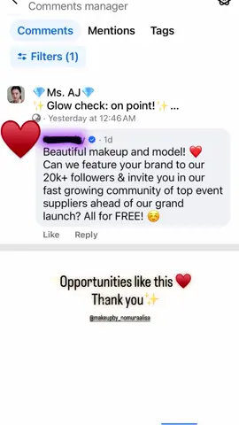 ✨Opportunities like this♥️ Thank you ♥️🤭 HMUA: @makeupby_nomuraalisa Follow on IG for my portfolio link below⬇️ https://www.instagram.com/makeupby_nomuraalisa?igsh=MWNlbXRncTNkcm40Zw%3D%3D&utm_source=qr #japanesefilipinamakeupartist🇯🇵🇵🇭 #makeupartistjapan #fyp #professionalmakeupartist #tokyobasedmakeupartist 