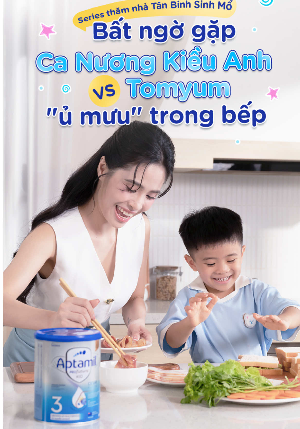 Phi vụ bí mật nhà “Kành iu” lên sóng rồi đâyyy. Cả nhà xem hết video để biết bí quyết giúp Tân Binh Sinh Mổ Tomyum thăng hạng đề kháng - trí não nhé! *Nội dung được tài trợ bởi Danone Việt Nam. #AptamilNewZealand3  #TanBinhSinhMo
