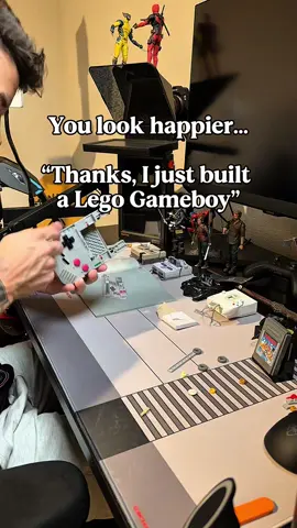 Something so peaceful about building ❤️ #lego #gameboy #nintendo #gunchuckgaming