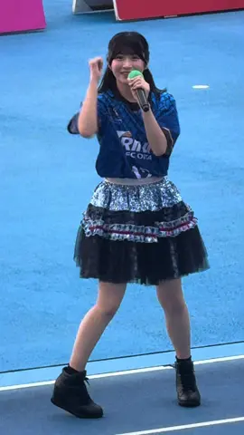 ざわちゃんから指差しきた〜🫵 またトリニータのイベントに呼ばれますよーに🙏 #井澤美優 #HKT48 #12秒 #大分トリニータ 2025.6.28 対RB大宮アルディージャ