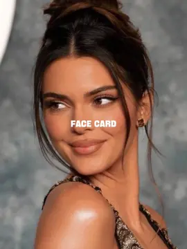 FACE CARD. @Kendall Jenner  #kendalljenner #kendall #facecard #fyp #viral 