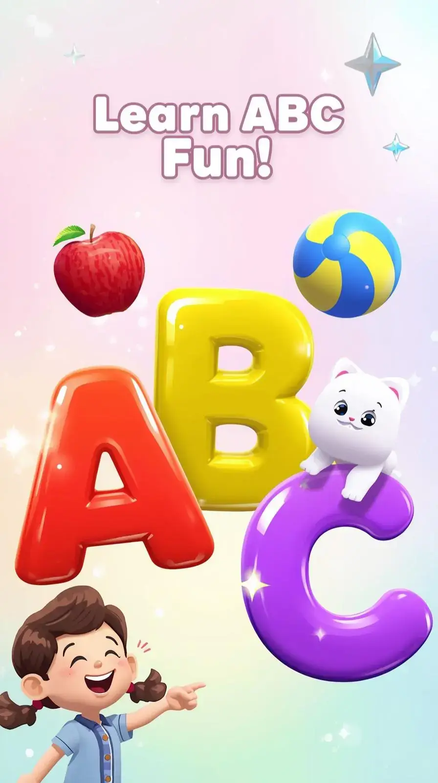Perfect for early childhood education, this engaging animation uses phonics and simple words to build vocabulary and letter recognition. A great learning tool for parents and teachers to make education enjoyable! Watch the whole series to learn all 26 letters! Follow for more educational content for kids! 👇 #ABC #Alphabet #KidsLearning #Preschool #Toddler 