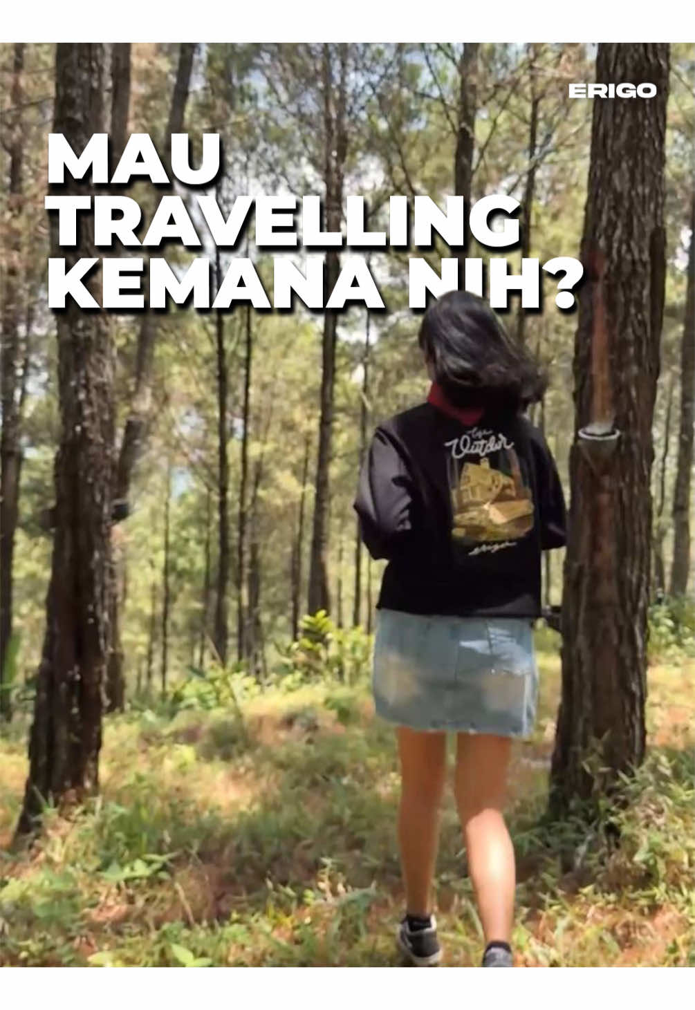 Travelling kemana pun bisa tetap nyaman kalo pake T-shirt Adventure 🗻🎉💙 #erigostore #erigoapparel #erigo #erigotour 