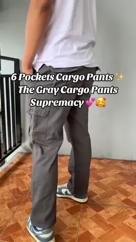 Ay perfect to sa outfit check mo ✨🥰 available in different colors!!! check the yellow basket #pants #pantsformen #cargopants #graycargopants  #sugaronmytongue 