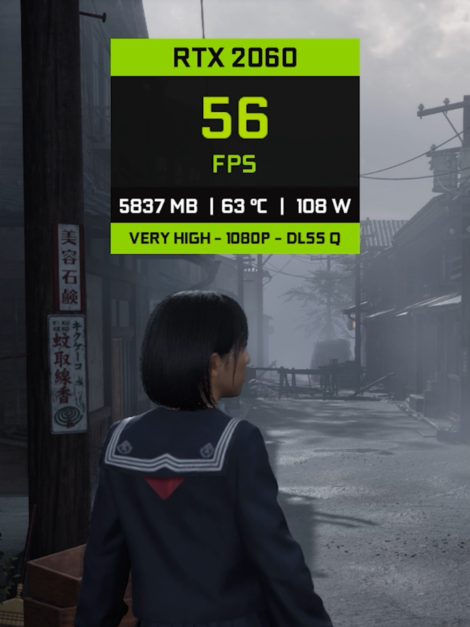 Silent Hill f vs RTX 2060 DLSS ON: Graphics Showdown!#rtx #silenthillf #rtx 2060