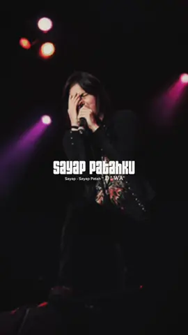 Sayangku kumohon tetap di sini … Credit hnr recollection  #sayapsayappatah #dewa19 #oncemekel #dewa19once 