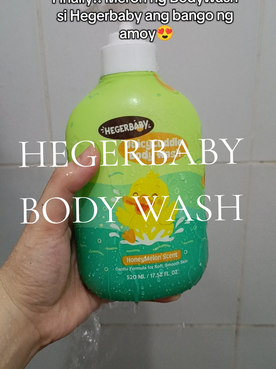 New product ni @hegerbabycare.ph super gentle and soft, moisturizing sa skin ni baby at ang bango ng amoy siguradong magugustuhan ng mga kids🥰 #hegerbabybodywash #babywash #bodywashforkids 