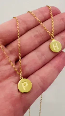 Personalized Sterling Silver Initial Necklace #initialjewelry #initialjewellery #letternecklace #necklace #necklaces