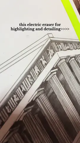 #architecture #artistsoftiktok #architecturestudent #electriceraser #artmaterials 