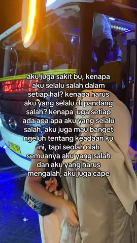 bahkan ingin rasanya dipanggil pun tidak berlaku di aku engkau baru memanggil dan menganggap ku ketika engkau membutuhkan uluran tangan ku Bu... aku juga ingin engkau sayangi, layaknya anak