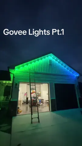 Govee Permanent Outdoor Lights Install Pt.1 #lights #lighting #govee #homeimprovement 