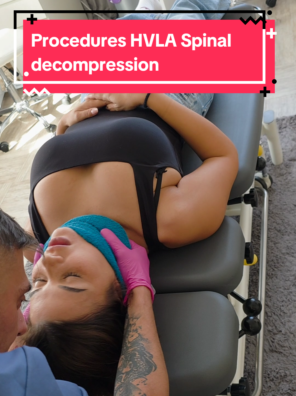 Procedures HVLA Spinal decompression  #chiropractor #decompression  #crack #osteopathy #backpain 