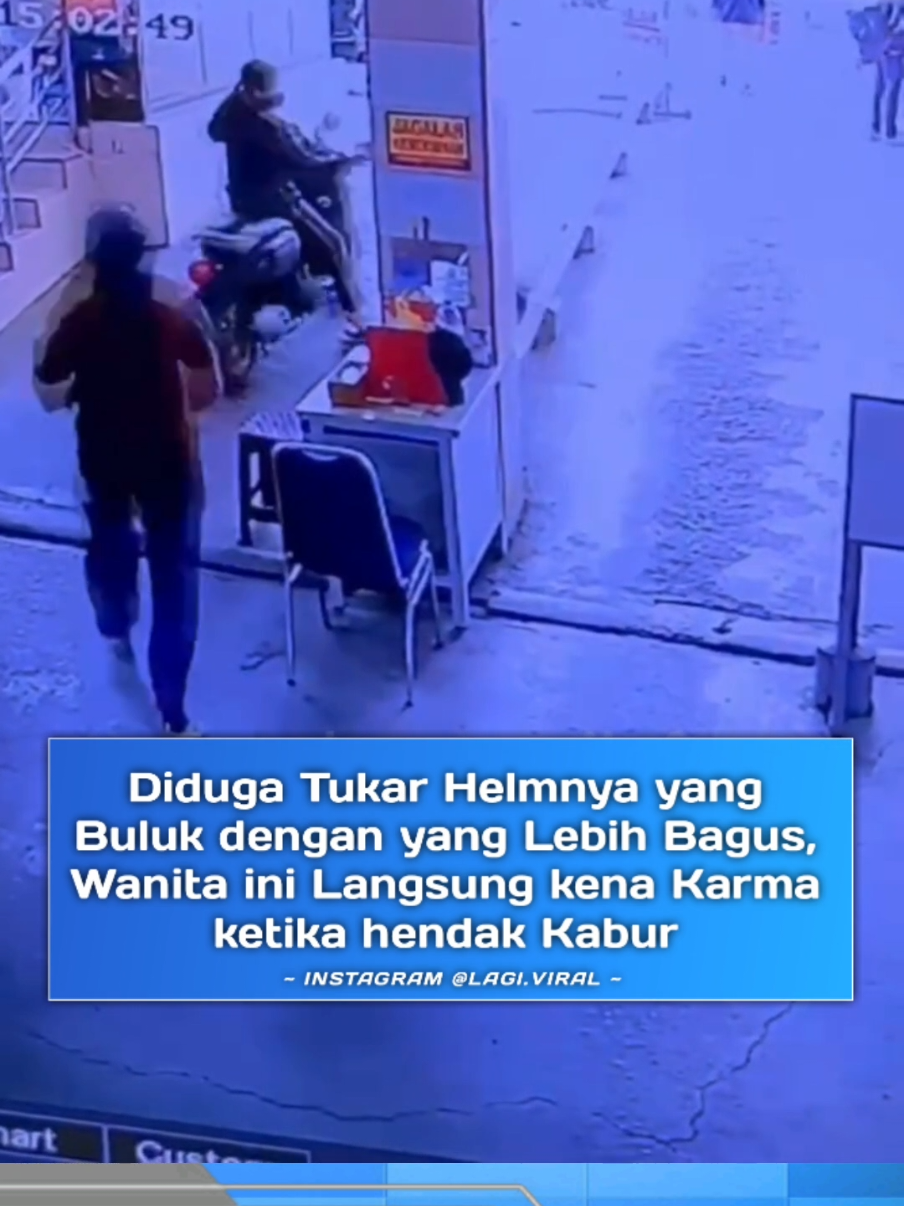 Diduga Tukar helm miliknya yang buluk menjadi baru langsung dapat karmanya. 📍TKP : di Grand Toserba Pengayoman. Tanggal 24 September 2025 #lagiviral 