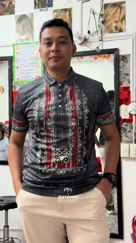modern filipiniana bolero and mens polo barong na super mura at stylish, swak pa sa budget mo! #filipiniana #modernbarong #filipinianadress #fyp #jestownyzeroseven 