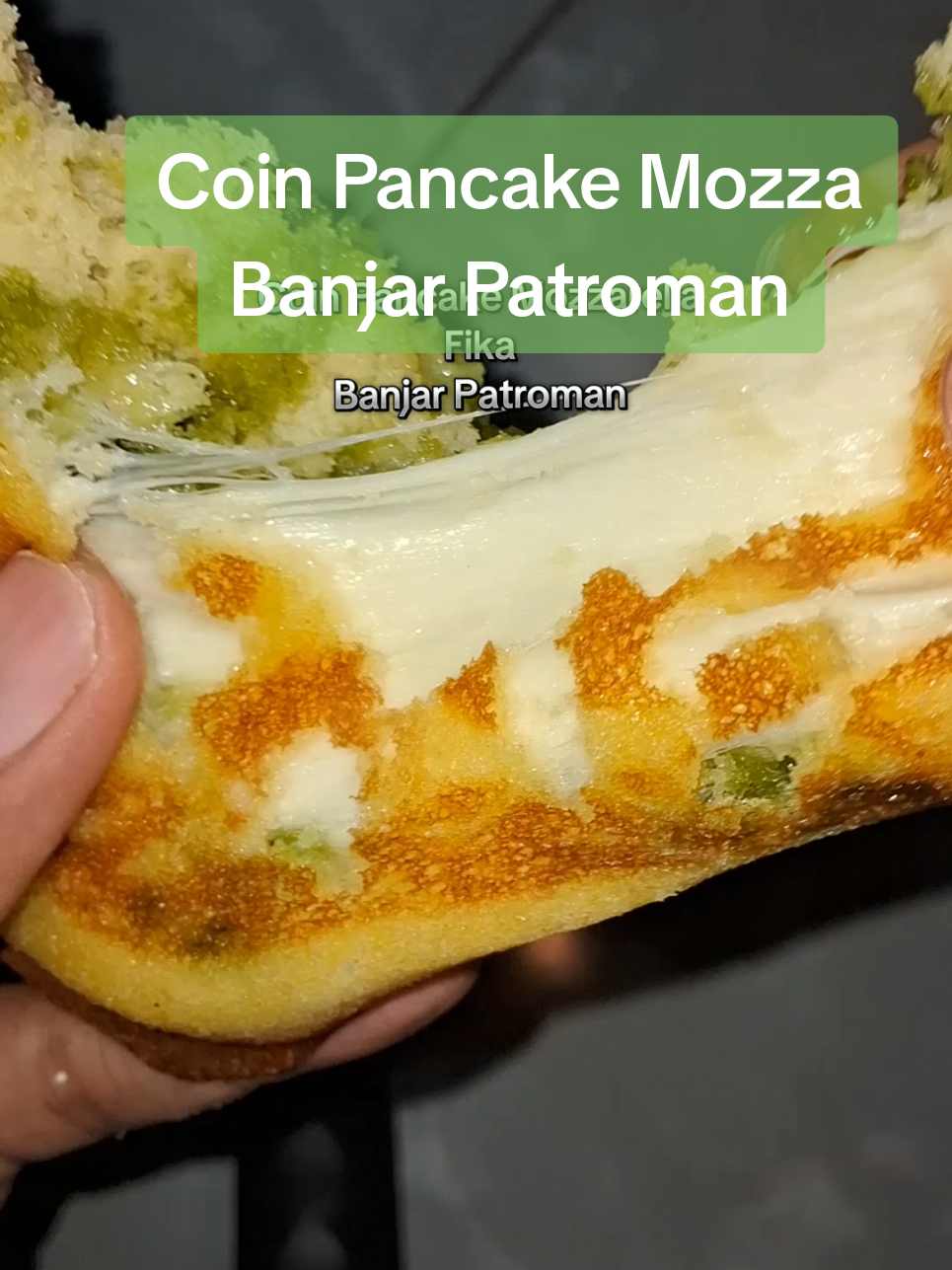 Coin Pancake Mozzarella depan SMPN 2 Banjar Patroman Jawa Barat. #kotabanjar #banjarpatroman #coinpancake #pancake #mozzarella 