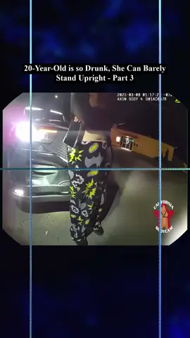 20-Year-Old is so Drunk, She Can Barely Stand Upright - Part 3 #foryou