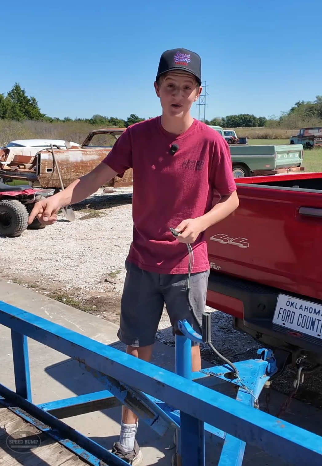 I Broke the Trailer 🤦‍♂️ #fixit #junkyardjack #rancherokid #cleftstrong