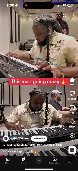 Credits: @ thelockboxx on YouTube  w/ Mook! #beats #musicproducer #guitar #live #fyp 