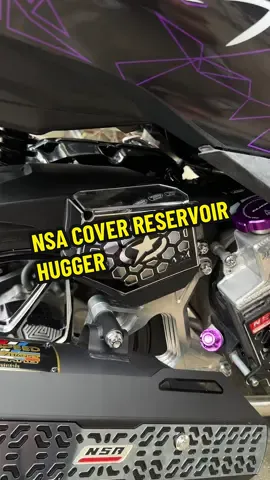NSA COVER RESERVOIR HUGGER 🔥 @NSA PERFORMANCE PH #coolantcover #coverreservoir #nsaperformance #tirehuggerreserviorcover #click125 