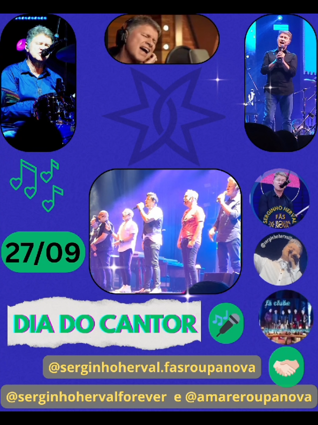 Feliz Dia do Cantor!! 🎤💙 Ao nosso querido ídolo baterista - cantor Serginho Herval e a todos da banda Roupa Nova! Amamos demais! 👏🏼👏🏼 . Música: She's Leaving Home - Roupa Nova  .Vídeo do show em Aracaju - SE .23/05/24. . Edição 📸 🎥 serginhoherval.fasroupanova Colaborador 🤝🏻 serginhohervalforever e amareroupanova - Instagram  @Roupa Nova Oficial  @Cleberson Horsth Roupa Nova  . #serginhohervalroupanova  #fabionestares  #kikoroupanova  #tionandohistoriasecancoes  #ricardofeghali 